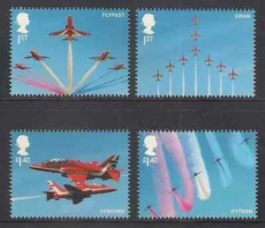 GB 2018 sg4067-4070 RAF Centenario Flechas Rojas Juego de 4 MNH - Imagen 1 de 1