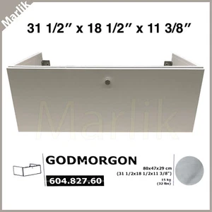 IKEA GODMORGON Sink Cabinet 31 1/2"x18 1/2"x11 3/8 ", Gillburen Light Gray, NEW - Picture 1 of 3