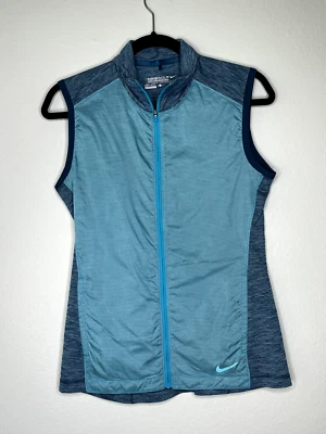 耐克 Golf Tour Performance Dri-Fit 拉链背心蓝色女式全拉链无袖 — 第 1/4 张图片