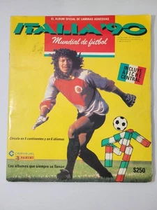 Álbum de 90 pegatinas Panini Mundial Italia 1990 100% completo - Imagen 1 de 8