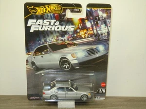 Mercedes 500SEL - Hot Wheels Fast & Furious HNW46 - in Box *71618 - Picture 1 of 1