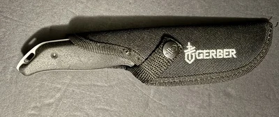 Cuchillo de caza Gerber hoja fija 8970618D navaja afilada con estuche de nailon Foto 1 de 4