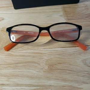 Eyeglass Frames Nautica N8080 310 Tortoise Orange Temples Unisex 49-16-135 - Picture 1 of 10