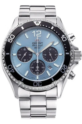 Orologio ORIENT  RA-TX0206L10B da Uomo  Turchese in Acciaio INOX - Immagine 1 di 3