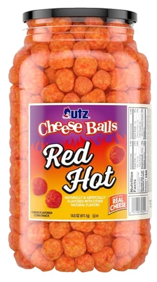 Бочка Utz Red Hot Cheeseball 14,5 унции - Изображение 1 из 4