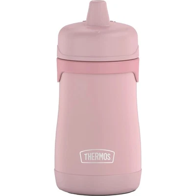 Thermos Baby 10 oz. Simple Pastels Insulated Stainless Steel Sippy Cup - Rose - Image 1 of 4
