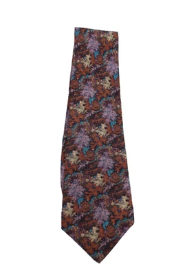 Christian Dior Monsieur мужской шелк абстрактный печать широкий галстук разноцветный - Изображение 1 из 4
