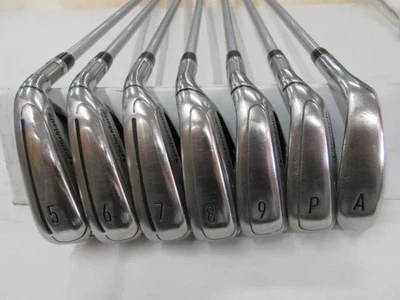 TaylorMade M6 Iron Set 5-9,Pw,Aw 7pc Flex Stiff FUBUKI TM6 Graphite - Image 1 of 4