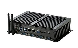 Industrial PC, Fanless Mini Desktop Computer with Celeron Dual Core CPU, 8GB - Picture 1 of 7