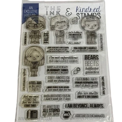 Kindred марки чернила дороги коллаборация Scranton, PA офис штамповки тиснения Craft - Изображение 1 из 3