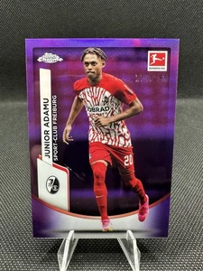 JUNIOR ADAMU /299 TOPPS CHROME BUNDESLIGA REFRACTOR 40 FREIBURG 2024-25 CARD - Foto 1 di 2