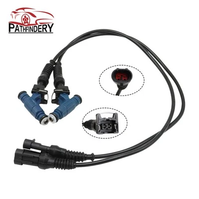 Juego de 2 inyectores de combustible para Polaris Ranger 700 2005-2009 6x6 4x4 EFI Foto 1 de 4