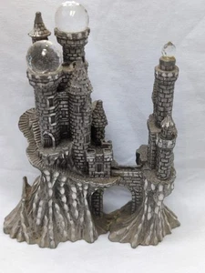 1987 American Collectors Guild Fine Pewter Fantasy Castle 4 1/2" 215/7500 - Bild 1 von 11