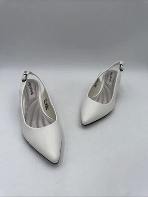 Salto Faye Feminino Easy Street Branco Tamanho 10 M - Imagem 1 de 4