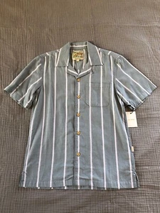 Aime Leon Dore Striped Leisure Shirt Short Sleeve XS Green NWT ALD Retail $175 - Picture 1 of 6