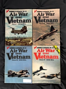 Air War Over Vietnam Vol 1-4 Dana Bell Warbirds Illustrated Complete Set - Bild 1 von 2