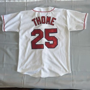 Vintage 90er Jahre Jim Thome Cleveland Indianertrikot L Russel Made in USA Baseball mlb - Bild 1 von 8