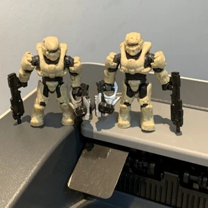 Lot 2 HALO Mega Construx Bloks UNSC SPARTAN Warrior Stealth Figures & 4 Gun #4 - Picture 1 of 5