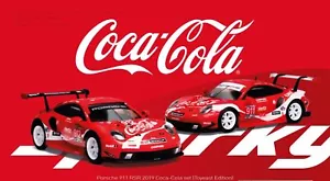 SET AUTO SPARKY 1/64 PORSCHE 911 RSR 2019 COCA-COLA #911 #912 PETIT LEMANS - Foto 1 di 4