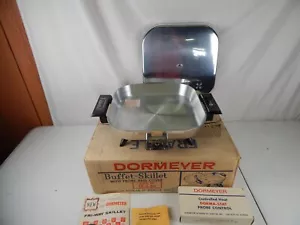DORMEYER electric skillet buffet cooker pan vintage SK-5-BU with probe - Picture 1 of 4