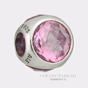 Original Pandora Silber Rosa CZ Strahlender Tropfen Bead 792095PCZ AUSVERKAUF!!! - Bild 1 von 1