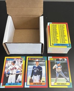 1990 Topps Traded Complete (132) Card Set NM-MT Justice / Olerud / Hundley - Picture 1 of 3