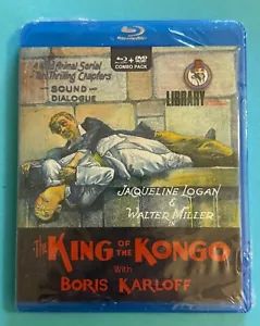 King of the Kongo (Kickstarter ) Boris Karloff 1929 Blu-ray + DVD New/Sealed - Picture 1 of 2