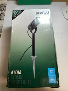 Saxby Lightthing Atom 310mm Spike Light matt schwarz IP44 regendicht 233040 3 Meter - Bild 1 von 6