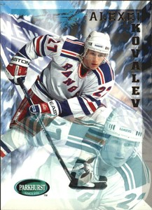 1995-96 Parkhurst International Rangers Hockey Card #139 Alexei Kovalev