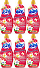 Asevi Concentrated Fabric Softener Sensations Passion 60 Washes, 1.5L x 6