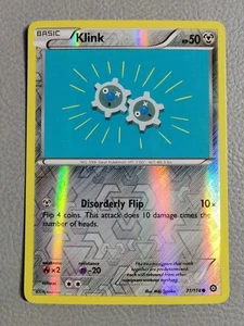 Klink Reverse Holo | NM/M | XY Steam Siege 71/114 | Pokemon - Picture 1 of 2