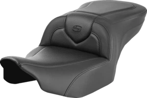 Saddlemen Roadsofa Carbon Fiber Weave Gel Seat 2023-25 Harley Touring FLHX FLTRX - Picture 1 of 3