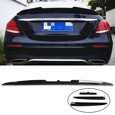 For Mercedes-Benz C Class CLA250 Glossy Black Rear Trunk Spoiler Lip Tail Wing - Image 1 of 4