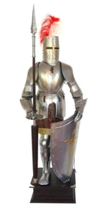 Armatura cavaliere crociato armatura altezza 197 cm armatore tedesco Kunibert - Foto 1 di 5