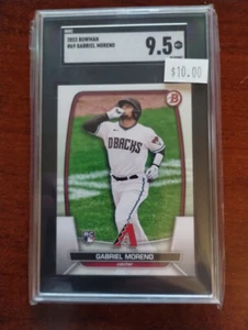 2023 Bowman #69 Gabriel Moreno SGC 9.5 Mint+ - Picture 1 of 2