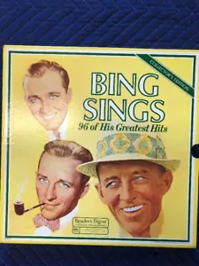 Bing Sings,96 of His Greatest Hits,Reader's Digest,Collectors Edition, 8 Records - Picture 1 of 10