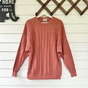 Suéter Bogner Para Hombres Naranja Apagado Algodón Talla Grande Pullover Cuello Redondo Informal - Imagen 1 de 5