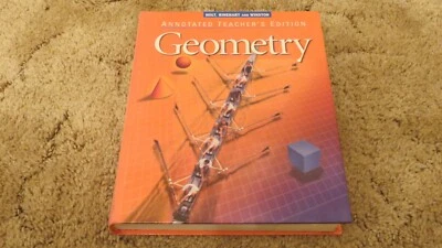 Geometry by Holt, Rinehart & Winston 2000, Hardcover Annotated Teacher's Edition - Image 1 of 4