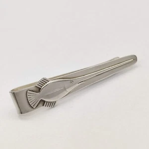 Auth VTG Georg Jensen Denmark Sterling Silver 925 Tie Clip Clasp Bar 79 - Picture 1 of 4