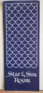 1972 Anthony's Fish Grotto Star of the Sea Room Mailer Menu San Diego CA - B7 - Picture 1 of 5