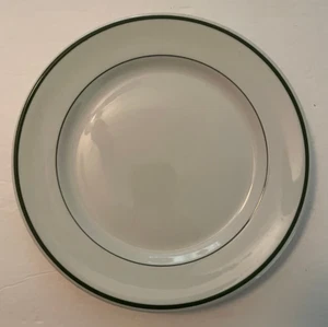 MCM Shenango China Restaurant Ware GREEN STRIPE 9 3/4" - Picture 1 of 3