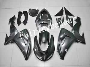 Kit de carenado de carrocería de inyección ABS 2006 ZX10R gris plateado liso - Imagen 1 de 6