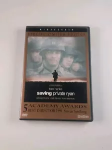 Saving Private Ryan (DVD) 1998 Tom Hanks, Matt Damon, Tom Sizemore TESTED - Picture 1 of 4
