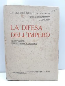 Giuseppe Pironti Di Campagna-La Difesa Dell'impero- Anno 1937-38 - Imagen 1 de 4