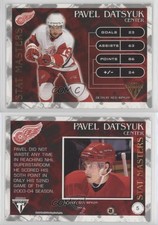 2003-04 Pacific Private Stock Titanium Stat Masters Pavel Datsyuk #5