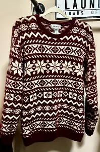 Vintage L.L. Bean Wool Christmas sweater, pullover, unisex, good condition - Picture 1 of 3
