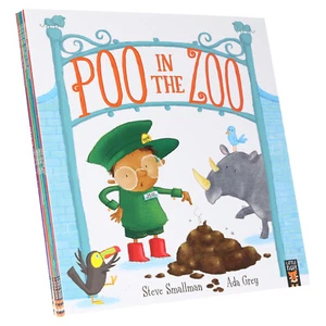 Poo In The Zoo Series By Steve Smallman 5 Books Picture Stories - Ages 3-6 - PB - Picture 1 of 4