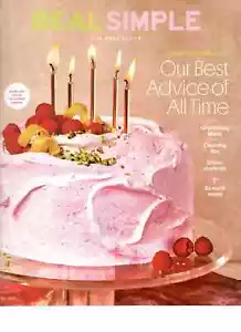 Real Simple Magazine April 2025 Life Made Easier 25th Birthday Our Best Advice - Picture 1 of 1