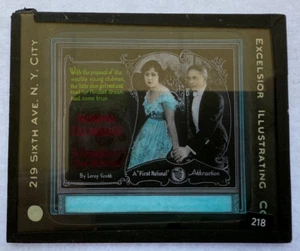 MAGIC LANTERN SLIDE MOVIE A DAUGHTER OF TWO WORLDS NORMA TALMADGE 1920 - Bild 1 von 2
