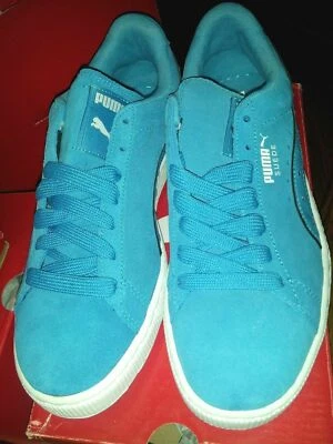 Puma Women's Suede Classic LD Fashion Sneakers Hawaiian Ocean White Size 8.5 - Image 1 of 4